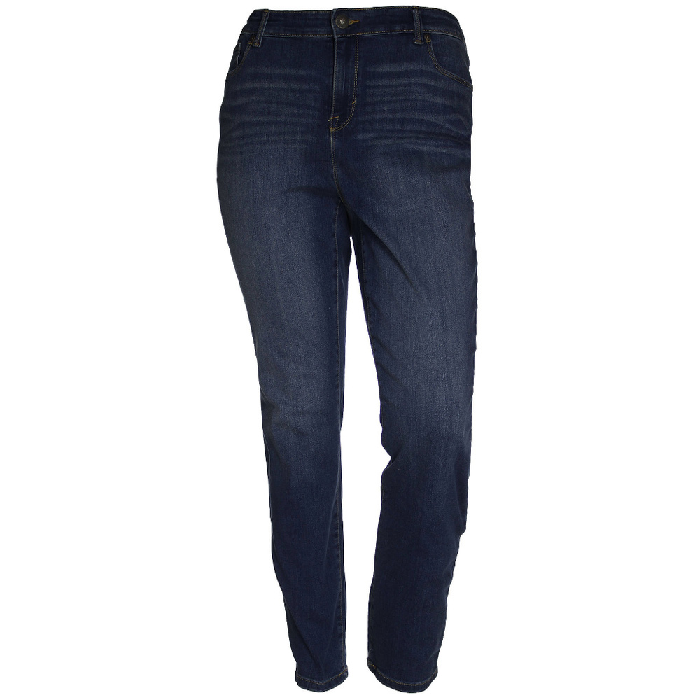 24w Blue Stretch Denim Mid-Rise Skinny Leg Jeans NEW w/ Tags Style & Co Plus